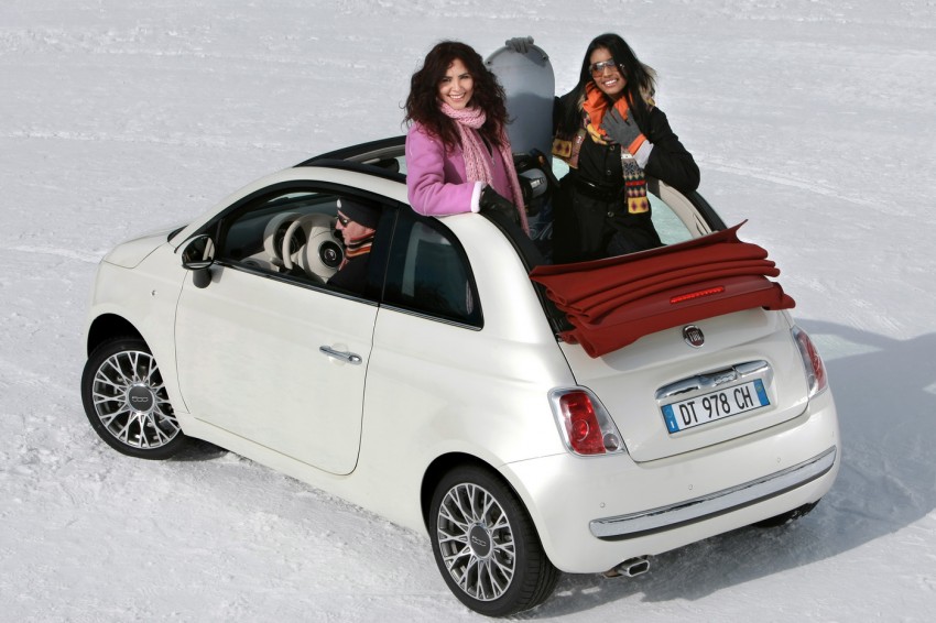 New Fiat 500C with sliding soft roof 167227
