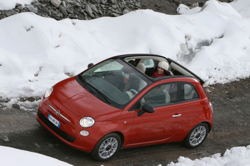 New Fiat 500C with sliding soft roof 167215