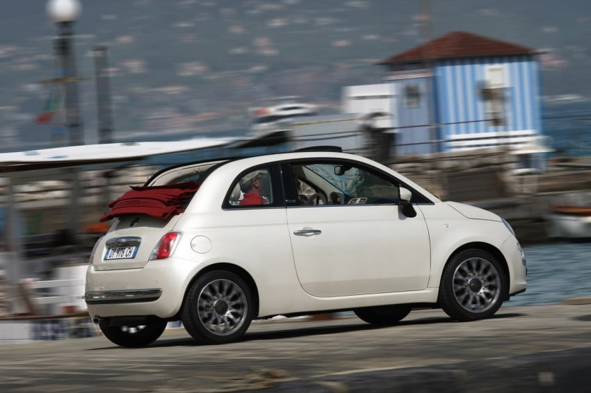 New Fiat 500C with sliding soft roof 167216