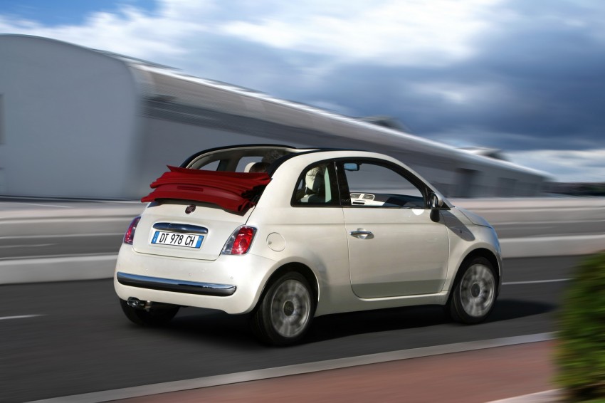 New Fiat 500C with sliding soft roof 167217