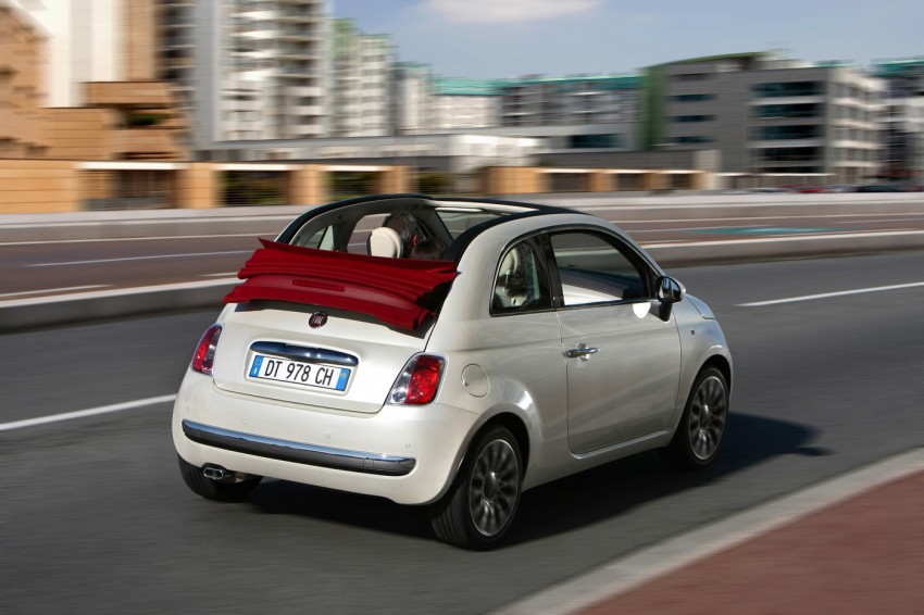 New Fiat 500C with sliding soft roof 167213