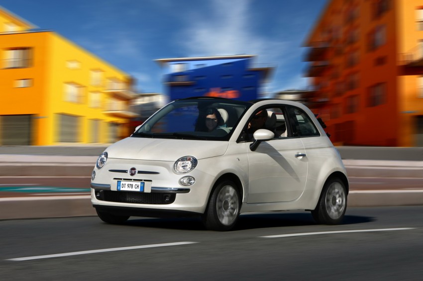 New Fiat 500C with sliding soft roof 167214
