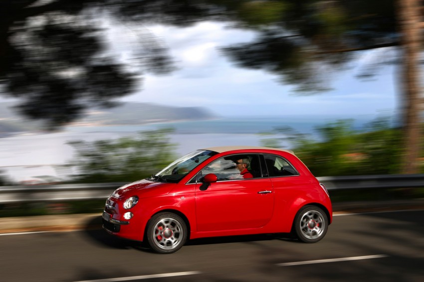 New Fiat 500C with sliding soft roof 167211