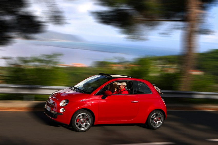 New Fiat 500C with sliding soft roof 167212