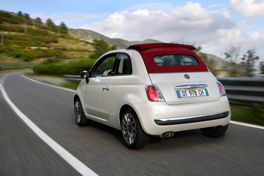 New Fiat 500C with sliding soft roof 167210