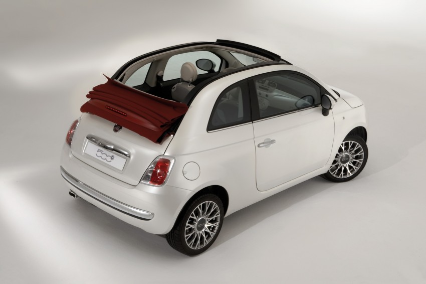 New Fiat 500C with sliding soft roof 167207