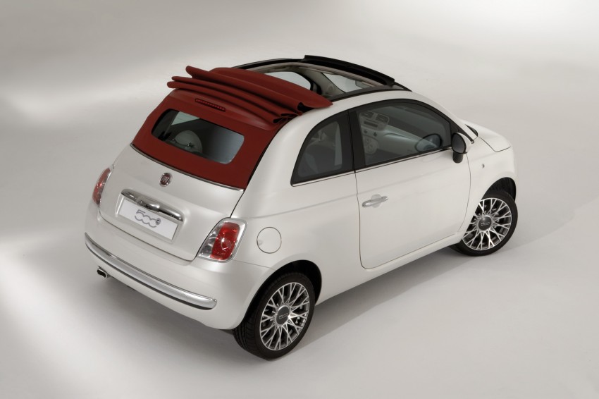 New Fiat 500C with sliding soft roof 167287