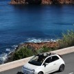 New Fiat 500C with sliding soft roof