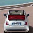New Fiat 500C with sliding soft roof