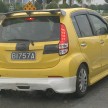 Yellow Perodua Myvi SE spotted transported by trailer