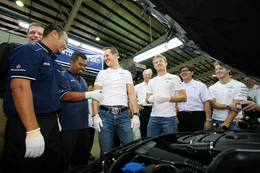 Mercedes AMG Petronas F1 Team visits MBM’s Pekan plant 94631