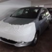 SPIED: Masked Mitsubishi Mirage spotted in a parking lot