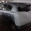 SPIED: Masked Mitsubishi Mirage spotted in a parking lot