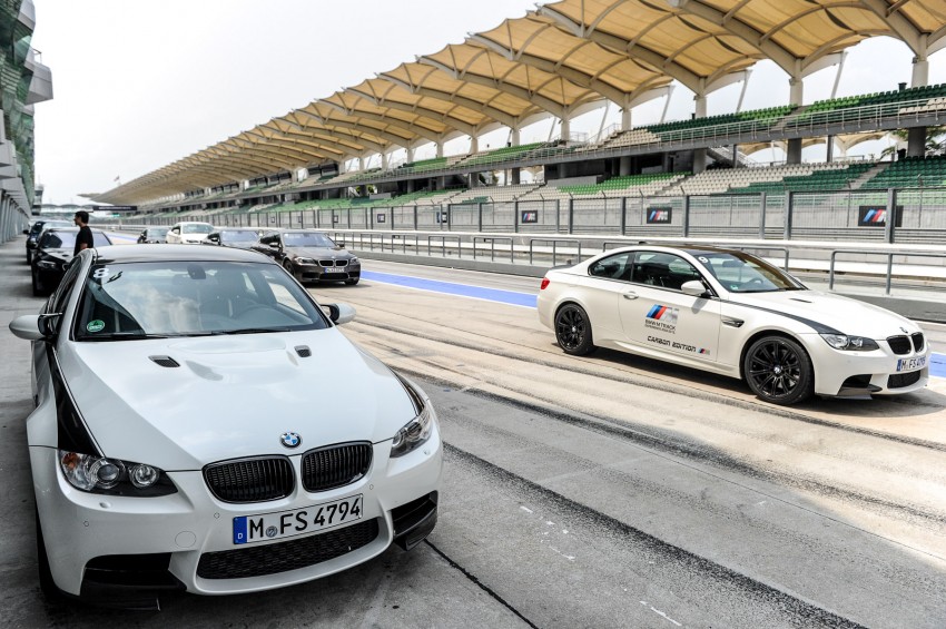 BMW M5 and M3 Coupe driven on track at the BMW M Track Experience Asia 2012, Sepang 116999