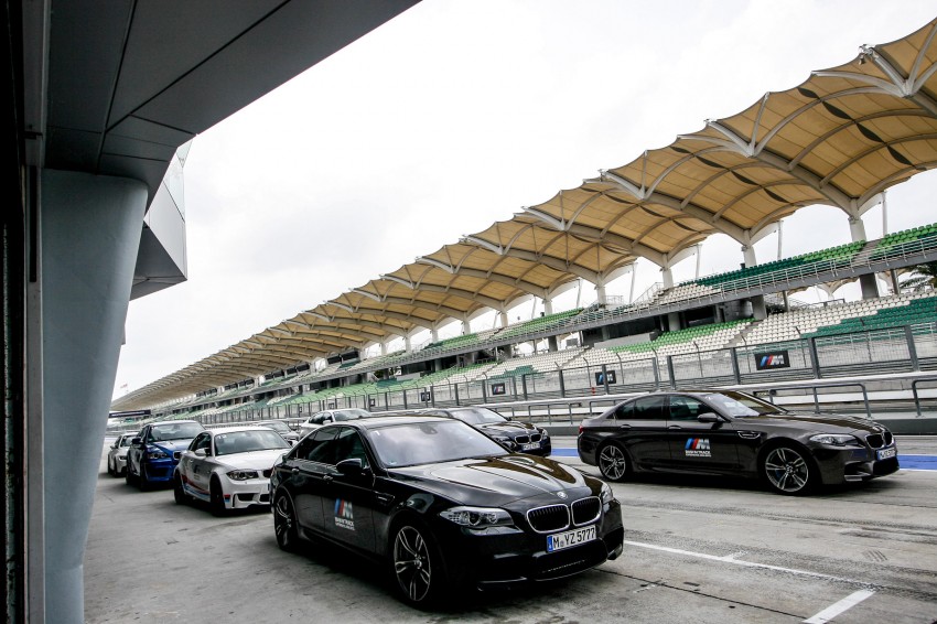 BMW M5 and M3 Coupe driven on track at the BMW M Track Experience Asia 2012, Sepang 117003