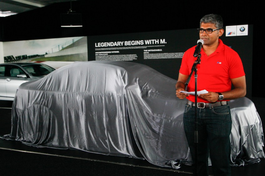 BMW M5 and M3 Coupe driven on track at the BMW M Track Experience Asia 2012, Sepang 117009