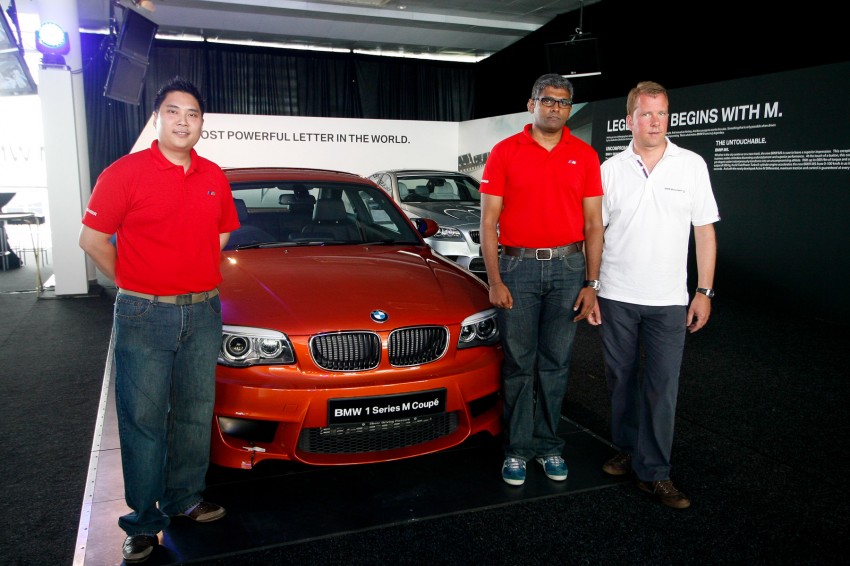 BMW M5 and M3 Coupe driven on track at the BMW M Track Experience Asia 2012, Sepang 117018