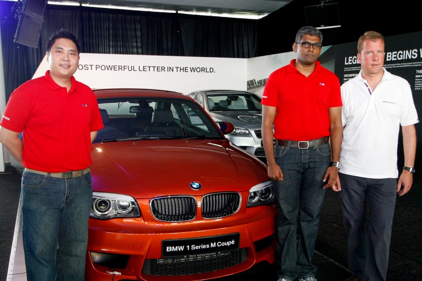 BMW M5 and M3 Coupe driven on track at the BMW M Track Experience Asia 2012, Sepang 117019