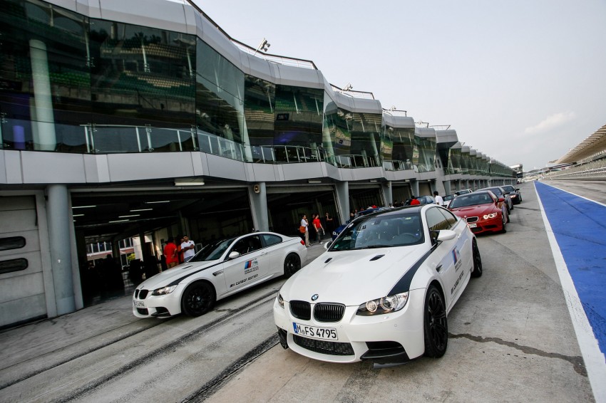 BMW M5 and M3 Coupe driven on track at the BMW M Track Experience Asia 2012, Sepang 117021