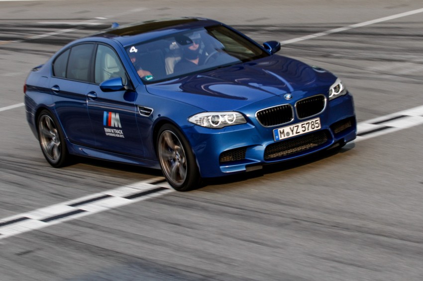 BMW M5 and M3 Coupe driven on track at the BMW M Track Experience Asia 2012, Sepang 117025