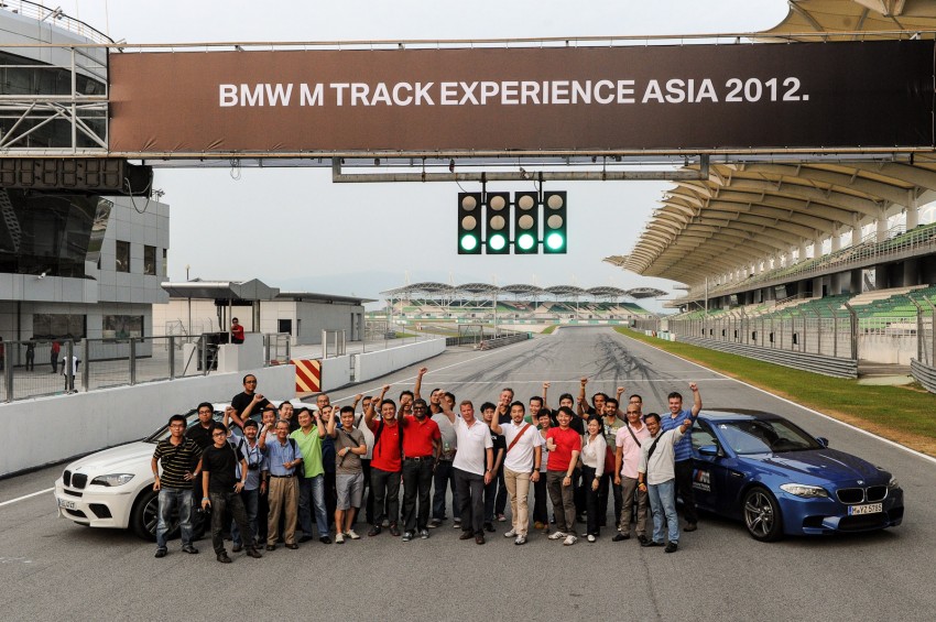 BMW M5 and M3 Coupe driven on track at the BMW M Track Experience Asia 2012, Sepang 117030