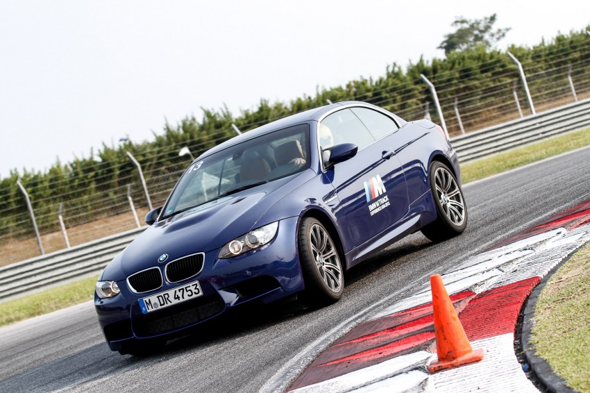 BMW M5 and M3 Coupe driven on track at the BMW M Track Experience Asia 2012, Sepang 117033