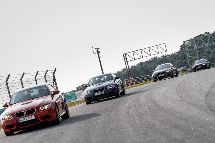 BMW M5 and M3 Coupe driven on track at the BMW M Track Experience Asia 2012, Sepang 117035