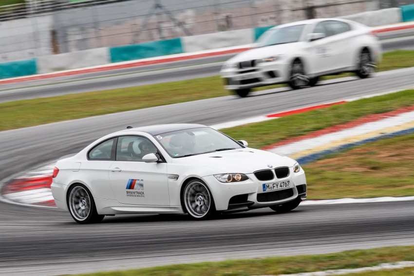BMW M5 and M3 Coupe driven on track at the BMW M Track Experience Asia 2012, Sepang 117047