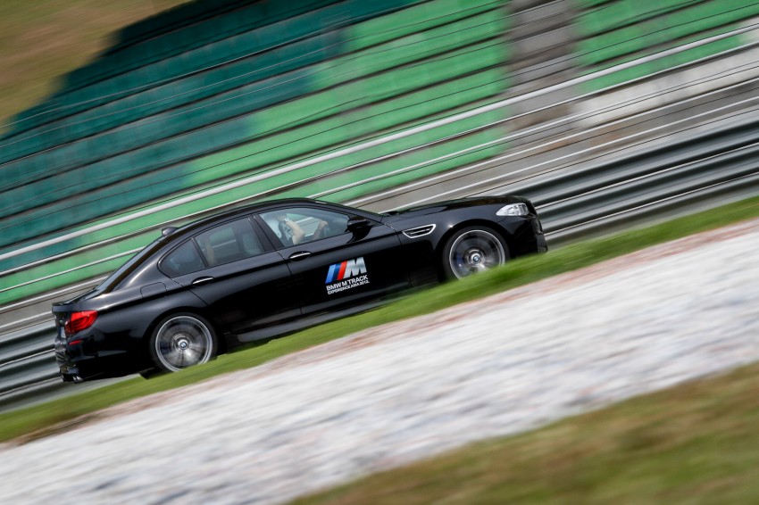 BMW M5 and M3 Coupe driven on track at the BMW M Track Experience Asia 2012, Sepang 117050