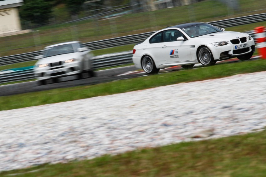 BMW M5 and M3 Coupe driven on track at the BMW M Track Experience Asia 2012, Sepang 117051