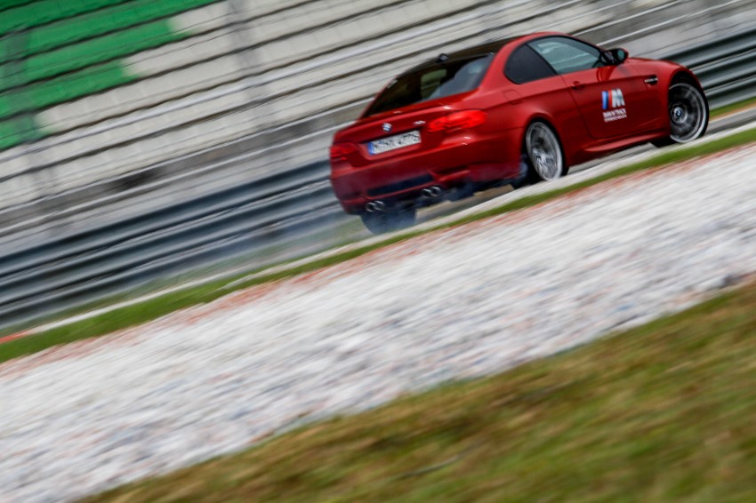 BMW M5 and M3 Coupe driven on track at the BMW M Track Experience Asia 2012, Sepang 117052