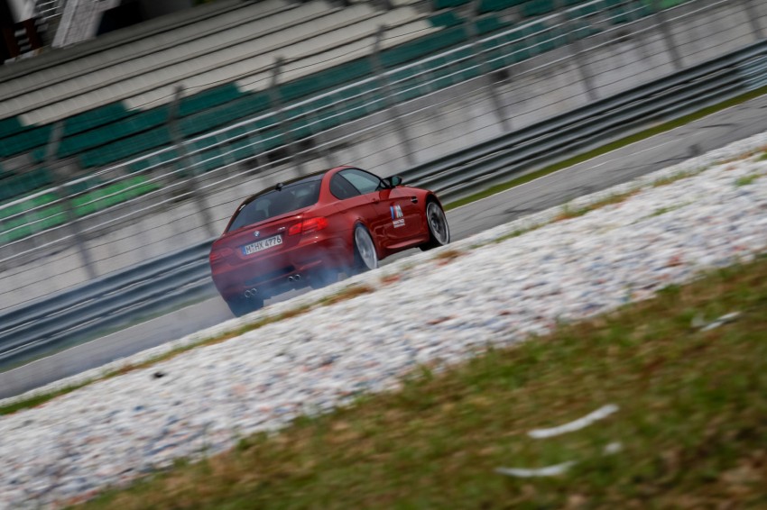 BMW M5 and M3 Coupe driven on track at the BMW M Track Experience Asia 2012, Sepang 117053