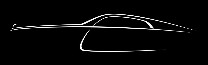 Rolls-Royce Wraith – fastback silhouette teased again 157194