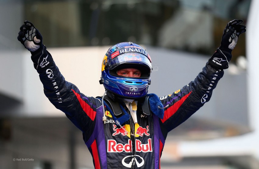 Vettel betrays Webber to win the 2013 Malaysian GP 163415