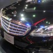 W212 Mercedes-Benz E-Class facelift at Bangkok show