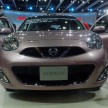 Nissan March facelift marches in at the Bangkok show