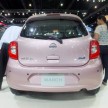 Nissan March facelift marches in at the Bangkok show