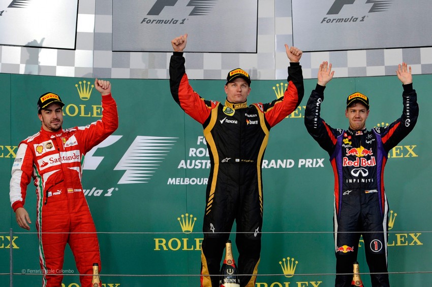 Räikkönen wins Australian GP as Vettel disappoints 162241