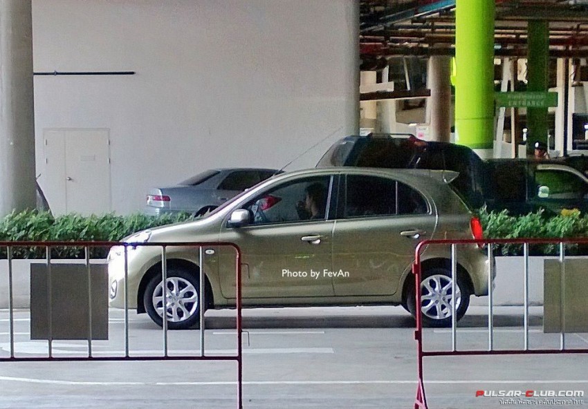 SPYSHOTS: Nissan March facelift snapped in Thailand 161381
