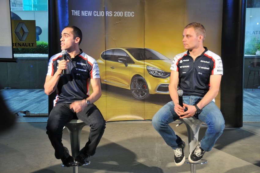 Renault Clio RS 200 EDC makes its Asian debut in KL, presented by the Williams Formula One racing drivers 162860