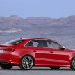 New Audi A3 Sedan and hot 300 hp S3 Sedan unveiled