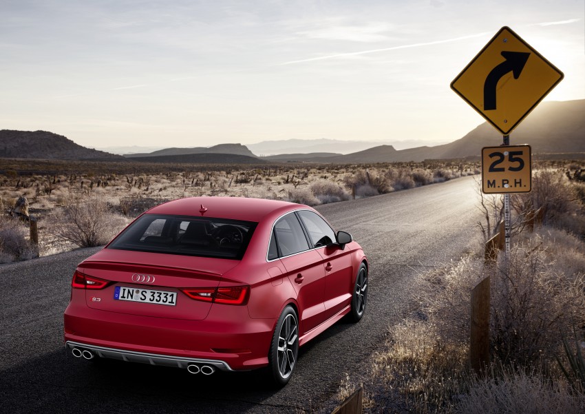 New Audi A3 Sedan and hot 300 hp S3 Sedan unveiled 164091