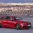New Audi A3 Sedan and hot 300 hp S3 Sedan unveiled