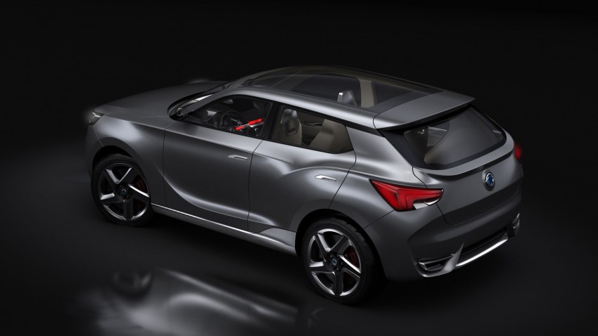 SsangYong SIV-1 premium CUV concept shown in full 159508