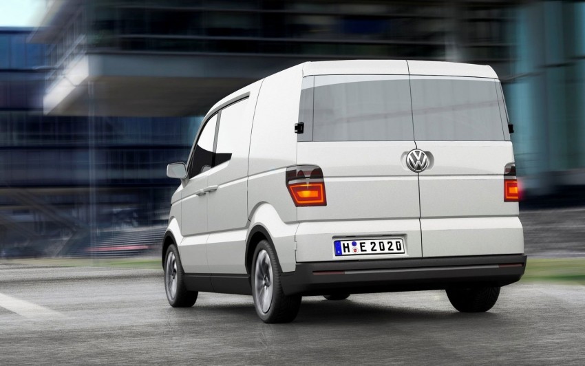 Volkswagen e-Co Motion Concept – electric white van 160833
