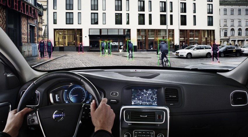 Volvo premieres world-first cyclist detection tech 160615