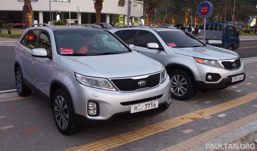GALLERY: Live pictures of the facelifted Kia Sorento Image #162374