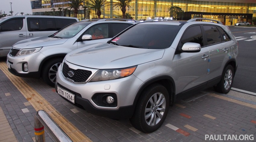 GALLERY: Live pictures of the facelifted Kia Sorento Image #162378