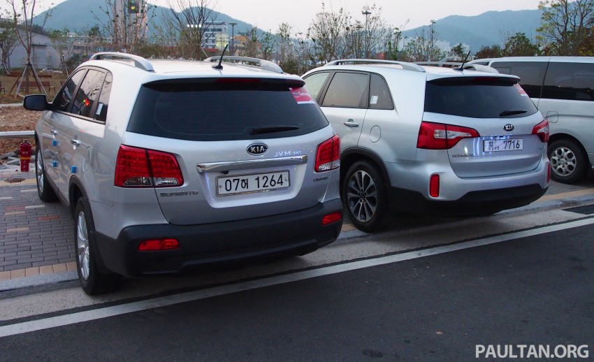 GALLERY: Live pictures of the facelifted Kia Sorento Image #162379