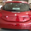 Peugeot 208 – pics of Malaysian spec car surface!